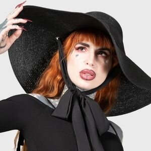 Killstar Nightshaded Sun Hat NWT